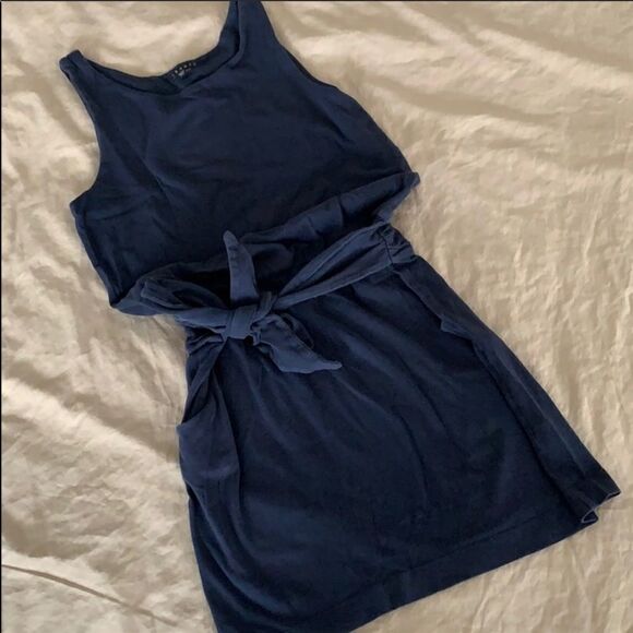 ✨Theory Belt Tie Tank Dress✨ - Picture 2 of 5
